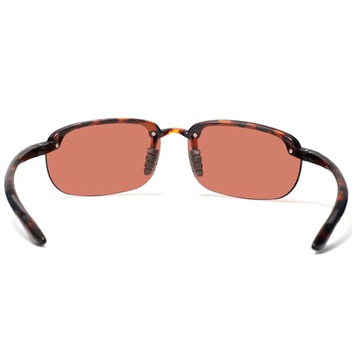 Image of JULI Sports Sunglasses for Men Women Tr90 Rimless Frame for Running Fishing Baseball Driving MJ8001