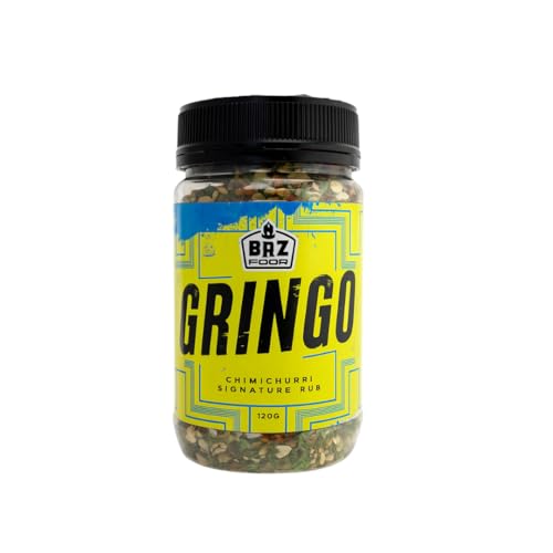 Gringo Chimichurri Signature Rub & Seasoning | South American Authentic Family Recipe | BBQ Rub for Steak, Chicken, Pork, Vegetables | Premium Spice Blend for Low & Slow BBQ, Grilling, Roasting & Everyday Cooking by BRZ Food