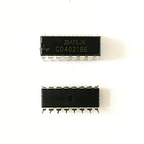 Todiys Novo 15 peças para CD4021B CD4021BE HEF4021BP HCF4021BE DIP-16 CMOS 8 estágios registro de mu