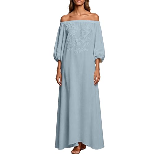 Vestido maxi bohemio para tus tardes de playa y paseos de verano