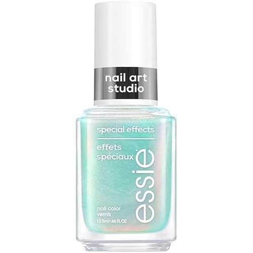 essie Nail Art Studio Special Effects Chrome Polish, Vegan, Aqua Nail Polish, Mystic Marine, 0.46 Fl Oz