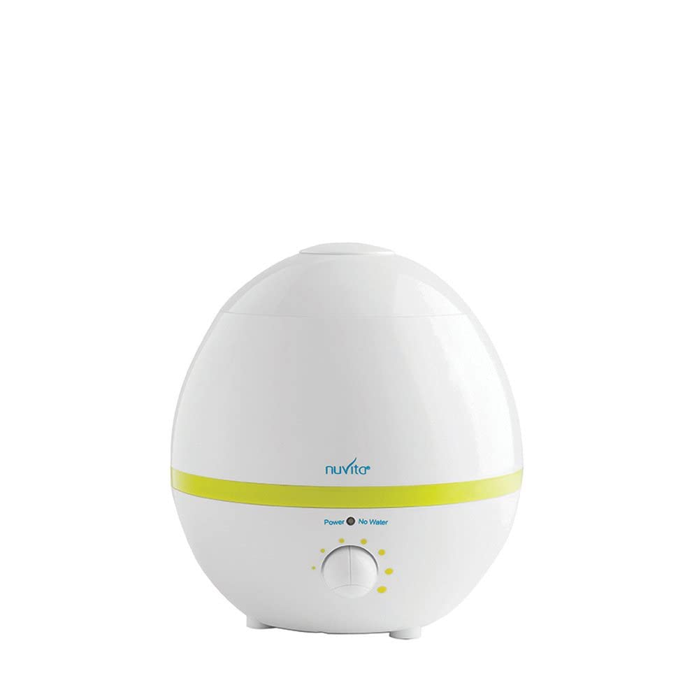 Nuvita 1822 ARIASANA Humidificador Vapor Frío – Humidificador Bebé Seguridad Ultrasónico - Tecnología de Iones de Plata - Silencioso - Apagado Automático - Habitación del Bebé - Diseño Italiano