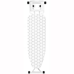 Foldable Ironing Board, Lightweight with Iron Rest, White