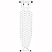 Foldable Ironing Board, Lightweight with Iron Rest, White