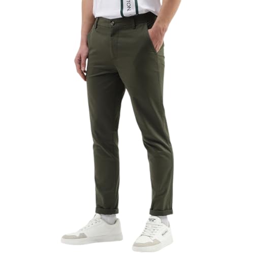 Image of Jack and Jini Men Casual Stretchable Cotton Pants | Chinos | Trousers (Regular Fit)