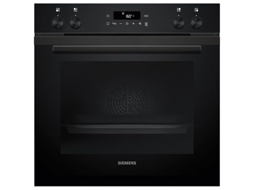 Siemens HE271ABB4 - Estufa de pirólisis empotrable (acero inoxidable), color negro