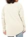 Women's Plus Size Long Sleeve Tunic Top Crew Neck Summer Oversized Fit Basic T Shirts Blouse Beige