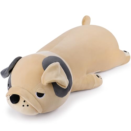 Auspicious beginning 30'' Giant Brown French Bulldog Plush Stuffe...