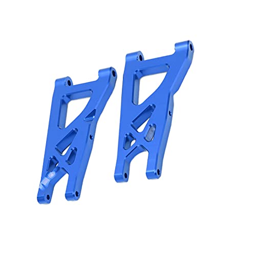 2pcs 1/10 RC Querlenker Vorne Aluminium RC Cars Vordere Schwingen für 1/10 RC Cars(Blau) RC Automodellzubehör