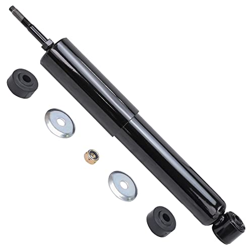 Image of Detroit Axle - 4WD Front 2pc Shock Absorbers for 02-05 Dodge Ram 1500, 2 Complete Shock Absorbers Assembly Set 2002 2003 2004 2005 Replacement