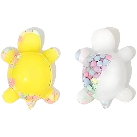 Jiofaviu 2 PCS Liquid Motion Turtle Toys Cover