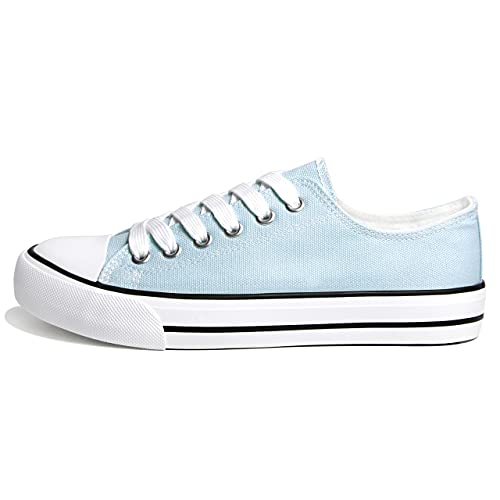 Shcrtk Womens Shoes Low Top Lace Up Canvas Sneakers Casual Fashion Running Lightweight Breathable Low Cut Comfortable Canvas Shoes For Walking #TOP1