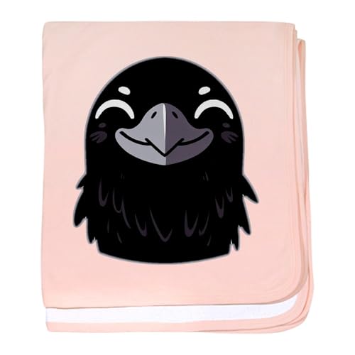 CafePress Cartoon Raven Smiling Baby Blanket, Super Soft Newborn Swaddle