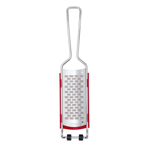 TRIANGLE 50 152 13 03 – Grattugia 2 Vie con faenger Grattugia, Acciaio Inossidabile, Argento, 32 x 6,5 x 2,5 cm