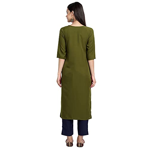 Image of Women's Crepe Regular Kurta