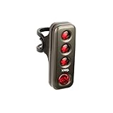 Knog Blinder Road R70 Taillight- Pewter, USB Rechargeable, LED, Water Resistant, Commuter Friendly, Easy Mounting, Battery Saving, Performance Cycling Bike Light