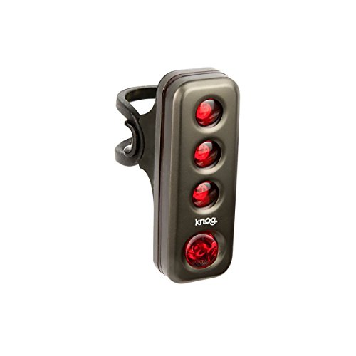 Knog Blinder Road R70 Taillight- Pewter, USB Rechargeable, LED, Water Resistant, Commuter Friendly, Easy Mounting, Battery Saving, Performance Cycling Bike Light