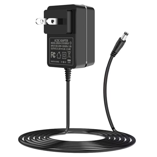 21V Battery Charger fit for 20V 20 Volt Lithium Battery Compatible with Electric Drill Chainsaw Angle Grinder Impact Wrench Reciprocating Saw Leaf Blower Car Washer Gun with LED Indicator.