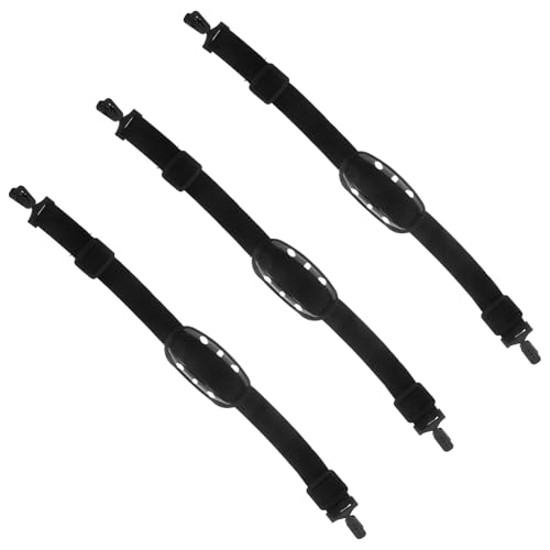 AUTSUPPL 3 Piezas Correa Ajustable para Casco de Seguridad Protector de Barbilla Elástico y Duradero Compatible Mayoría de Cascos para Trabajo y Actividades al Aire