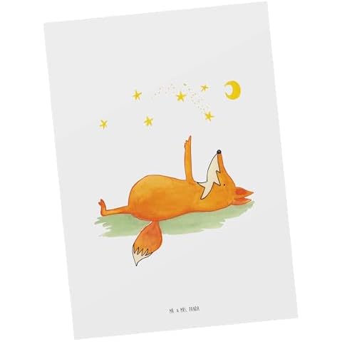 Carte de vœux Mr. & Mrs. Panda Étoiles de Renard Cover
