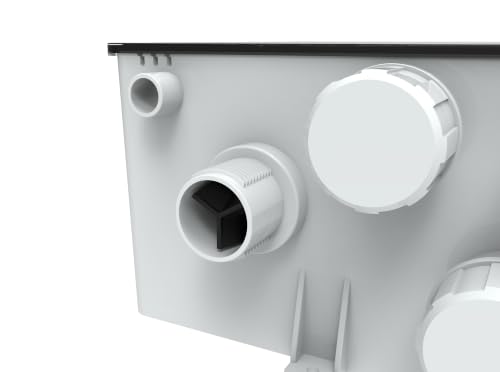 Image of SEAFLO 17A Series 24V Automatic Shower Drain Box 1200 GPH 4-Year Warranty Shower Pump System Marine RV Wastewater Drain Pump with Multiple Inlets Removable Filter Check Valve 1 Inch 1-1 /8 Inch Outlets