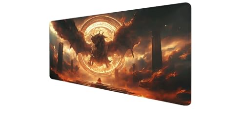 Desk mat dinosaure grand format pour un bureau d'ordinateur stylé