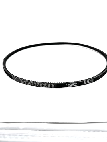 Image of MightyRugged 603907 Hustler Pump Drive Belt Replacement - 51 inch - Heavy-Duty, Durable, Cogged V-Belt for Hustler Raptor, Raptor Limited, Raptor SD, Raptor SDX Mowers - Replaces OEM Parts 607400, 603907
