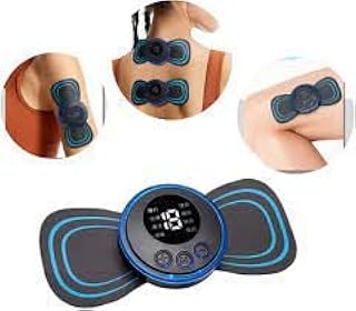Massageador Portátil Mini Elétrico Aparelho Profissional EMS Corporal Pescoço Barriga Relax Pernas Costas Pés Massoterapia Coluna Celulite Fisioterapia Manual Relaxante Gordura Localizada Muscular Ombro USB Choque Ombros Recarregável Panturrilha Varizes Ventosa Redutor Modeladora Abdominal Vibra Terapêutico Pulso Multifuncional Relaxar Drenagem Linfática Dor Pulso Elétrico Rpg Eletroestimulador Eletroterapia Choquinho Eletrochoque Eletroestimulação Alivia Dores Adesivo Varilex Kit (1)