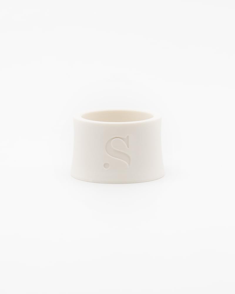 Syos Alto Saxophone Ligature Arctic White, Great Fit for Syos Mouthpieces and Compatible with Alto Sax Rubber Mouthpieces