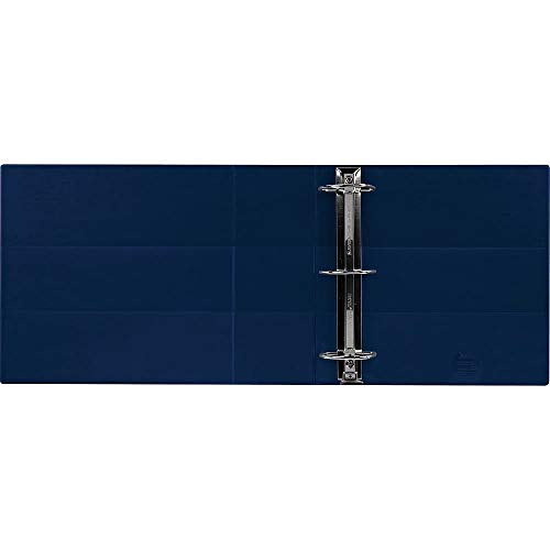 Staples 976049 Heavy-Duty 4-Inch D 3-Ring View Binder Navy Blue (26372) #TOP4