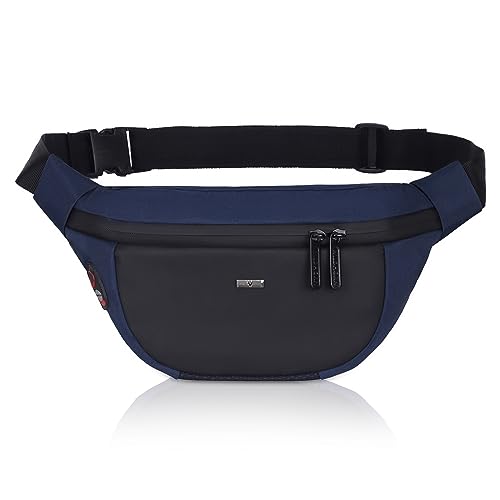 Image of WILDHORN Waist Bags for Men Women I Ultra Strong Stitching Sturdy Zippers Waterproof Pocket Large Fanny Pack for Hiking Travel Camping Running