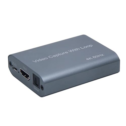 Tarjeta de captura de vídeo USB 3.0 con soporte 4K a 60Hz HDTV y salida para streaming en directo