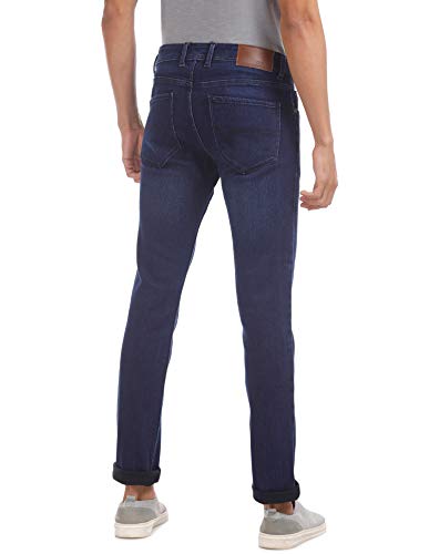 Image of Cherokee Men's Slim Fit Jeans (281956155 IN-32 Blue-Ds 30)