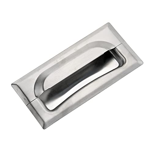 Poignée encastrée inox 304 rectangulaire anti-accroche dressing - 2