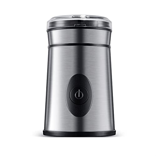 Starfisher Elektrische Kaffeemühle für Bohnen, Gewürze und mehr, Edelstahlklingen, kleine leise Mühle, Getreidemühlen