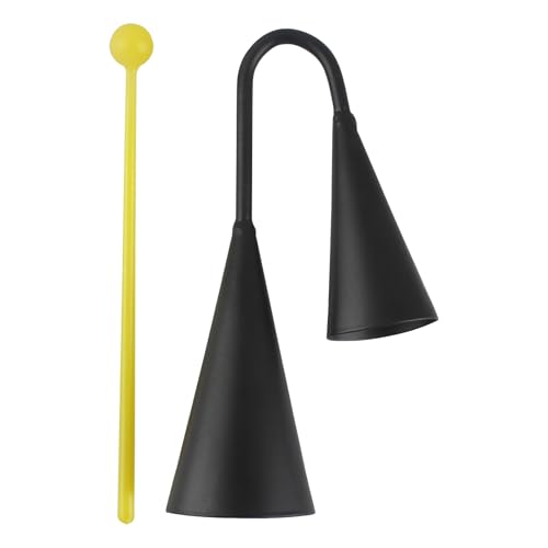 Agogo Bells, Bright Sporting Events Kuhglocken, kompakte ergonomische Handchimes, 27x16 cm, einfach zu bedienen, tragbar für Sportveranstaltungen Football Games Concert -Graduationen Farm Ranch