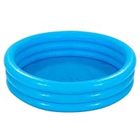Intex 59416NP Crystal Blue Three Ring Inflatable Paddling Pool 1.14m x 25cm