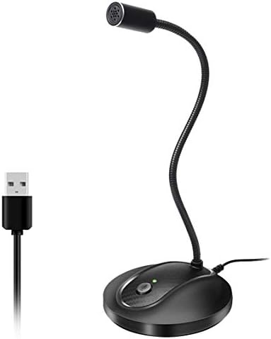 JOUNIVO USB Microphone, Computer PC Microphone with Mute Button for Streaming, Podcasting, Vocal Recording; Gaming Mic for Laptop Mac or Windows