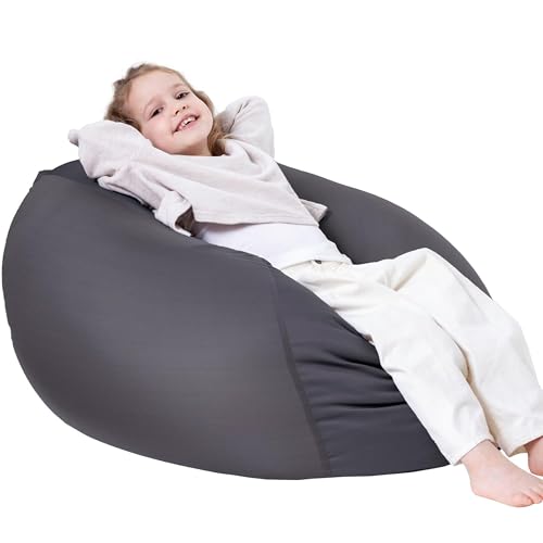 GOKUMIN �r�[�Y�N�b�V���� ���� �􂦂�J�o�[ �������H �y�� �l���_���ɂ��� �N�b�V���� �\�t�@ �ɖ� ��55x55x35cm (�r�[�Y�N�b�V����/�`���R�[���O���[, M�T�C�Y) hbe