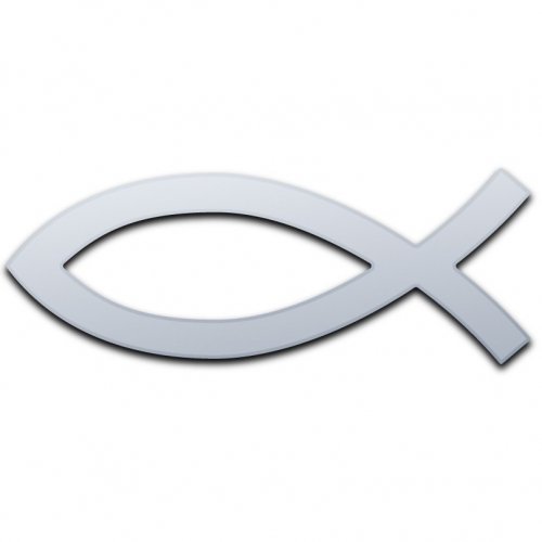 Super Cool Creations Christian Fish Mirrors 45cm x 35cm