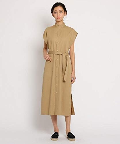 Amazon Co Jp ドレステリア Dressterior Auralee オーラリー ウォッシュドキャバリーツイル ワンピース 01 S ライトベージュ 051 服 ファッション小物