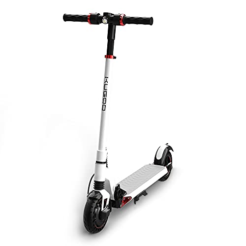 KUGOO Electric Scooter, 350W/15.5 MPH Pro Scooter, Electric Scooter for Adults, Scooter with Foldable Frame & Handle Bar, 8 Inches Inflation-Free Tires, S1 PLUSWT
