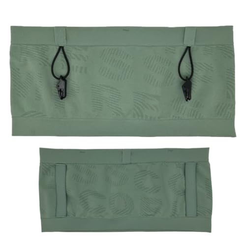 Riñonera para gimnasio, estilo , delgada, transpirable, ligera, impermeable, para caminar, ejercicio, deportes, viajes, senderismo, gimnasio al aire libre, ciclismo, Green, S, Unisex