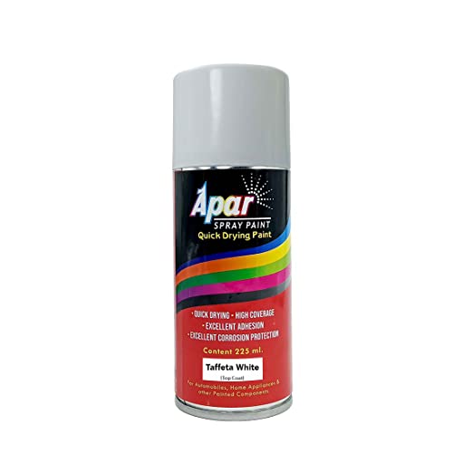 APAR Automotive Spray Paint Taffeta White (RC Colour Name) Compatible for Honda Cars -225 ml (Pack of 1-Pcs)