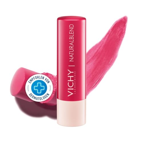 Vichy NaturalBlend, Feuchtigkeitsspendender getönter Lippenbalsam, Regenerierend, Mit Bienenwachs, natürlichen Ölen und Kokosnussbutter, Farbe: pink, 4,5 g