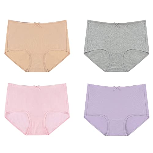 Culotte en coton femme grande taille à taille haute WENJUN