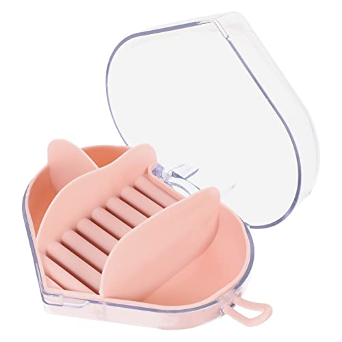 Aboofan 4Pcs Pink Portable Case Bracelets Storage Compact Necklaces Multi- Use Jewelry Earring For Studs Exquisite Display Earrings Necklace Ear Small Rings Organizer Travel #TOP5