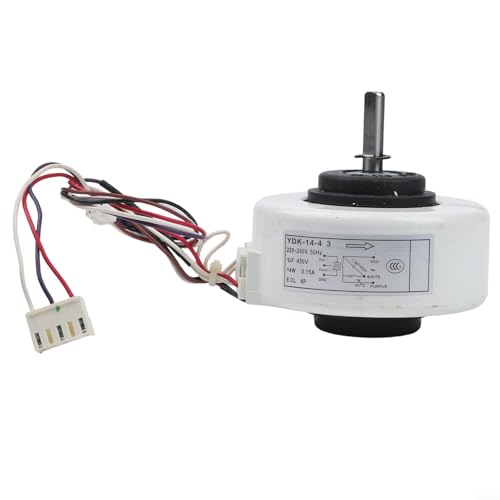 Moteur de climatiseur d'intérieur YDK-16-4 pour ventilateur YDK-14-4 Moteur de conditionnement YDK-16-4G, fonctionnement silencieux (long)