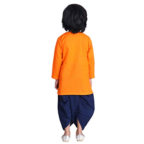 Image of BownBee Kids Ethnic Wear Dhoti Kurta Set | Traditional Festive Clothing for Children | Indian Wedding & Celebration Wear | Comfortable Fit