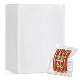 Vakuumierbeutel 100 Beutel 20x25cm Vacuum Food Bags,Vakuumierfolie für alle Vakuumierer & Lebensmittel Vakuumiergerät, Vakuumbeutel für Lebensmittel für alle Vakuumierer und Sous Vide Geeignet
